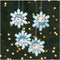 Glitter Snowman and Snowflake Christmas Ornaments (Set of 12)...