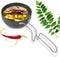 Scratch Resistant Coating - Mini Tadka Pan for Eggs, Spices, Melting Butter - and more Tadka Pan,Large Tadka Pan for saag, dal, kadhi, dhokla (4.5...