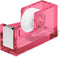 OfficeGoods Modern Acrylic Tape Dispenser - Non-Slip Rubber Holder Bottom- Appealing Design, Perfect for Home, School or Office Desk - Holds Small...