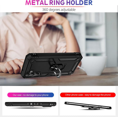 for Samsung Galaxy S23 FE Case with Screen Protector, Military Grade Rugged Shockproof Heavy Duty Galaxy S23 FE Protective Cover for Samsung S23 F...
