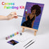 Canvas Painting Kit Pre Drawn Canvas for Painting for Adults Party Party Kits Paint and Sip Party Supplies 8x10 Canvas to Paint 8 Acrylic Colors,3...