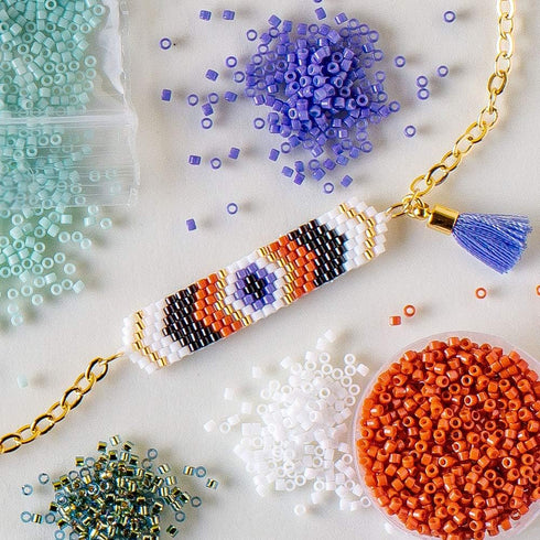 Miyuki Delica Seed Beads Bundle: Size 11/0, Cozy Palette Collection DB285, DB798, DB881...
