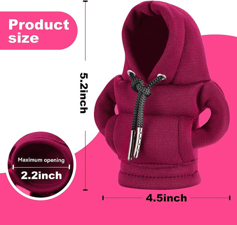 Gear Shift Hoodie Cover, Universal Shift Knob Hoodie, Mini Hoodie for Car Shifter, Automotive Interior Cute Gadgets, Car Accessories and Decoratio...