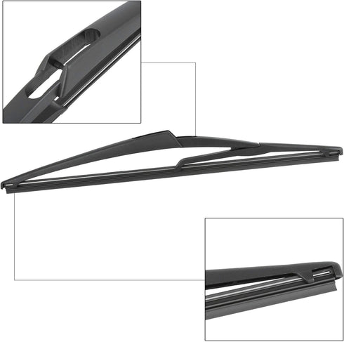 X AUTOHAUX Rear Windshield Wiper Blade Arm Set for Nissan Juke 2010-2020 - 310mm 12inch...