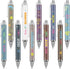 10 Pcs Inspirational Ballpoint Pens Motivational Quote Pens Retractable Funny Pens Black Ink Pen Set with Stylus Tip Colorful Metal Encouraging Wr...