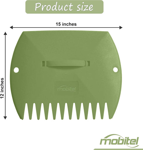 Hand Rakes Leaf Scoops -Large Leaf Grabber for Picking Up Yard Leaves, Lawn Garbage and Grass Clippings...