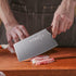 SHI BA ZI ZUO Chinese Meat Cleaver Knife 6.7-inch Meat Knife Stainless Steel Slicer Cleaver, Wooden Handle with Moderate Weight...