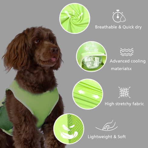 UPF 50+ Sun Protection Dog Shirt,Quick-Dry Soft Dog Clothes for Medium Dogs Boy Girl, Breathable Lightweight Dog Tshirts with Reflective Strip Sle...