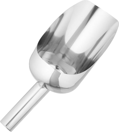 Winco Stainless Steel Utility Scoop, 2-Quart, Medium, Stainless Steel...