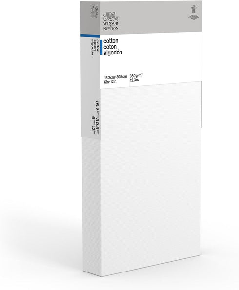 Winsor & Newton Classic Cotton Canvas, 6" x 12" Deep Edge...