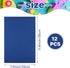 Morcheiong 12 Pcs Self Adhesive Felt Sheet Soft Felt Sheets with Adhesive Backing for Art Project and Sewing DIY Craft(11.8"x7.9"/30x20cm)- Navy B...