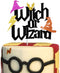 Witch or Wizard Cake Topper,Gender Reveal Baby Shower Party Decorations Potter Inspired He or She Boy or Girl Cake Decor...