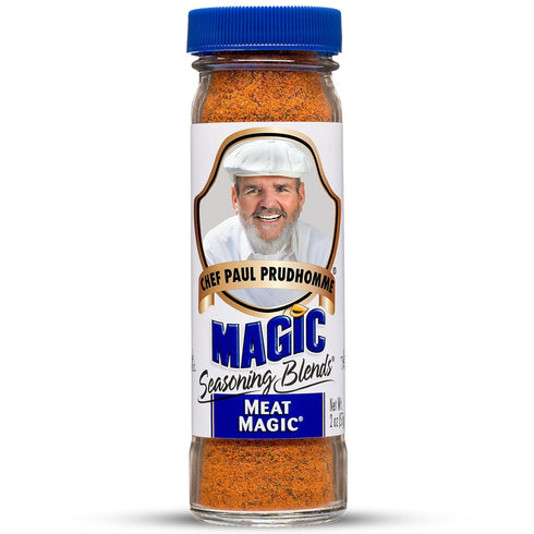 Chef Paul Magic Seasoning Blends Meat Magic | Bold & Savory Steak and Meat Seasoning | Perfect for BBQ, Grilling, and Cooking | All Purpose Blend ...