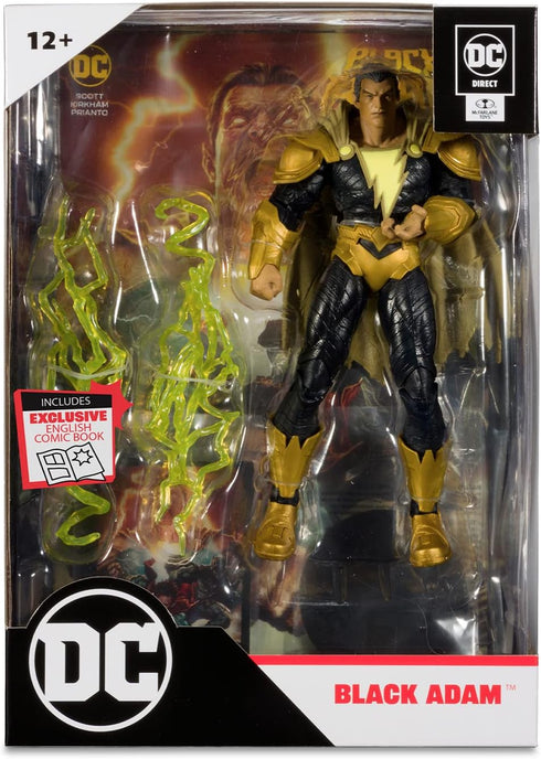 McFarlane Toys - DC Direct 7IN Figure with Comic - Black ADAM WV1 - Black ADAM...