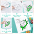 Lewtemi 24 Pcs Masking Paper Stamping Mask Paper Adhesive Stamp Masking Paper for Positioning Stamps Crafting Scrapbooking DIY Craft Designs Proje...