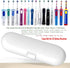 Electric Toothbrush Travel Case for Oral-B Toothbrushes & 6Pcs Reusable Toothbrush Head Covers Compatible with Oral B Electric Toothbrush Heads (W...
