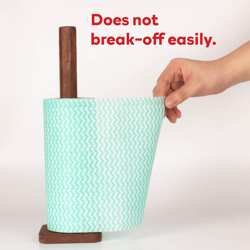 XFasten Disposable Kitchen Towels, 11.8 inches x 7.87 inches, Set of 3 (Red, Green, Blue 150 Total Sheets) Washable and Reusable Cleaning Cloths |...