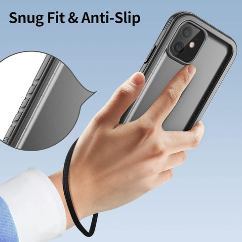 SPORTLINK Compatible with iPhone 12 Pro Waterproof Case - Full Body Shockproof Dustproof Phone Screen Protector Rugged Waterproof Case for iPhone ...