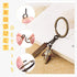 Rustark 450 Pcs 20mm Bronze Split Key Chain Rings with Chain and Jump Ring Bulk, Screw Eye Pin Keychain Parts Kit for Crafts Supplies Jewelry Maki...