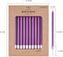 PHD CAKE Purple Long Thin Metallic Birthday Candles for Cake Party, Cake Candles, Weddings Cake Decorations, Candles for Cake...