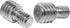 3PCS 3/8 inch Male to 1/4 inch Male Threaded Tripod Screw Adapter, 1/4 inch Male to 3/8 inch Male Double Sides Standard Mounting Thread Converter ...