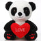 10 Inch Graduation Gifts Plush Panda with Love Heart Soft Stuffed Panda Toys Gifts Cute Stuffed Animals for Girls Boys Girlfriend Boyfriend Lover ...