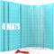 Cutting Mat for Cricut 4 Pack Accessories and Supplies Light Replacement Blue Cut Pads Cricket Cards for Cutting Machine Maker/Maker 3/Air/Air 2 w...
