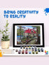 Ledgebay Paint by Numbers Kit for Adults: Beginner to Advanced Number Painting Kit - Fun DIY Arts & Crafts | Color by Numbers for Adults - Kits In...