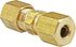 4LIFETIMELINES 3/16" Brass Compression Unions, Bag of 10...