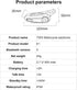 Motorcycle Bluetooth Headset E1 2 Riders Wireless Dirt Bike Helmet Intercom with CVC Noise Cancellation Stereo Music IPX6 Waterproof for Half/Open...