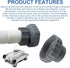 Pool Vacuum Hose Adapter (2 Pcs) Fits for INTEX Part 11239 Pool Skimmer Hose Adapter for Wall Fittings Replacement Connector...