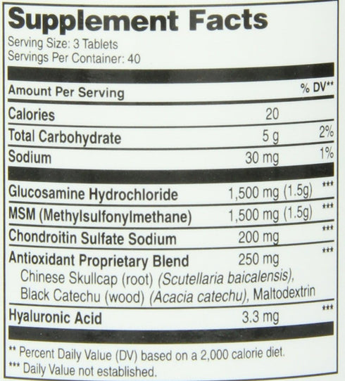 21st Century Healthcare Glucosamine Chondroitin Advanced 120 Tabs (27291)...