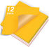 HTVRONT Yellow Permanent Vinyl - 12 Pack for Cutting Machine - 10 Sheets 12" x 12"& 2 Transfer Tape Sheets - Glossy...
