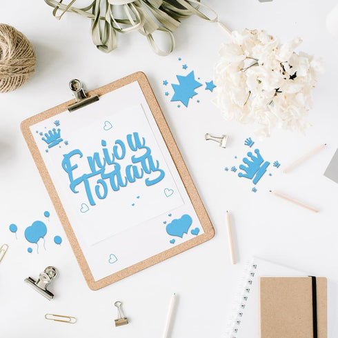 Whaline 18 Pcs Baby Blue Felt Fabric Sheets Blue Soft Thick Craft Felt Pack Gift Wrapping Felt Cloth for DIY Art Craft Sewing Patchwork Projects, ...