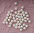 Ruwado 50 Pcs Faux Pearl Beads with Hole Gold Vintage Gold Silver Retro Elegant Kits Supplies for DIY Jewelry Making Dangle Earrings Necklace Brac...