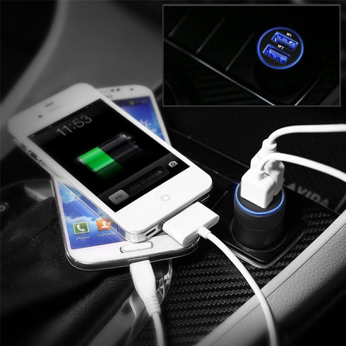 Car Charger,Sicodo 3.4A 2 Pack USB Smart Port Charger Compatible with iPhone 15 14 13 12 11 SE X 8 Pro, Pro Max, Plus, Samsung Galaxy S24 S23 S22 ...