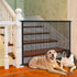 Dog Gate for Stairs Pet Gates for The House: Dogs Screen Mesh Gate for Doorways Stairways Indoor Safety 29 inch Tall, 50 inch Wide...