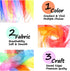 Novelty Place 12 Pcs Dance and Juggling Scarves - Gradient Colors Silk Square Scarf with Hemmed Edges - Easy Clean Ideal Performance Props Accesso...