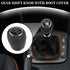 6 Speed Manual Gear Shift Knob - Car Gearbox Stick Shifter Lever Knob - for Chevrolet Cruze 2008-2012 Plastic Faux Leather Black Silver Tone - 1 P...