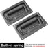2Pcs Recessed Spring Loaded Speaker Handles, 5.1" x 3.15" Chest Cabinet Speaker Case Handles, Black...