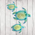 YOUIN Set of 3 Metal Sea Turtle Beach Theme Decor Wall Art Decorations for Indoor Outdoor Bathroom Garden...