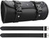 Neween Motorcycle Tool Bag, Motorcycle Fork Bag PU Leather Universal Saddlebag Front Fork Handlebar Sissybar Storage Roll Pouch for Sportster, Sco...
