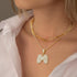 Bubble Initial Necklaces for Women 14k Gold Plated Balloon A-Z Letter Necklace Trendy Fashion Jewelry Gifts for Teen Girls Girlfriend...