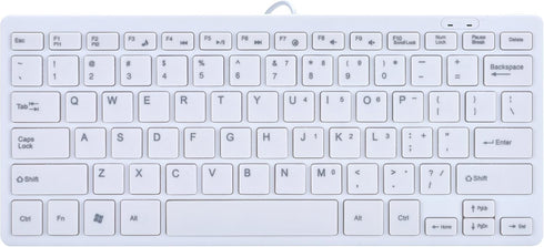 I Focus MCSaite Mini 78 Keys Wired Keyboard - with Keyboard Cover Computer keypad for Laptop MAC Windows 10/8 / 7 / Vista/XP(White+Keyboard Film)...
