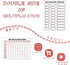 Dry Erase Multiplication Chart White Board, 9" x 12" Double Side Table Math Manipulatives Lapboard for Kids Students Classroom Home...