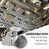 Lower Engine Cover Bolt Pin Screws, 6PCS Splash Shield Hardware Bolts 90674-TY2-A01 and 2PCS Engine Lower Cover Pin Screws 90105-TBA-A00 Compatibl...