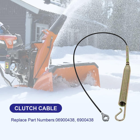 Cable- Auger & Upper Traction 06900438 for Snow Blower Auger Upper Traction Cable SNO-Tek Compact 24916003 AMP 24916303...