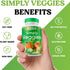 Simply Nature's Promise - 90 Veggie Capsules - Made with Whole Food Superfoods, Packed with Beta Carotene & 18 Different Vegetables - 100% Soy Fre...