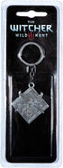 JINX The Witcher 3 White Wolf Medallion Metal Key Chain, Metallic, 1.75" Tall...