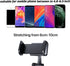 VAGURFO Rear View Mirror Phone Holder Mount, Car Phone Bracket/Stand with 270° Swivel and Adjustable Clips, Universal Smartphone Cradle, Black......